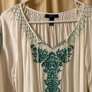 Style and Co Peasant Blouse